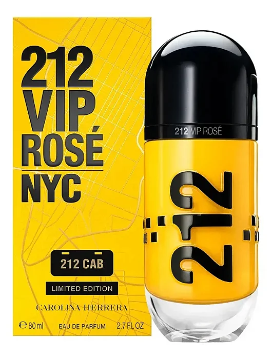 Sob Encomenrda de 03 à 12 Dias - 212 VIP Rosé (212 Cab) Edição Limitada Eau de Parfum Feminino (Carolina Herrera)