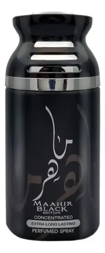 Desodorante Maahir Black Edition Eau de Parfum Compartilhável - Lattafa (LATA AMASSADA)
