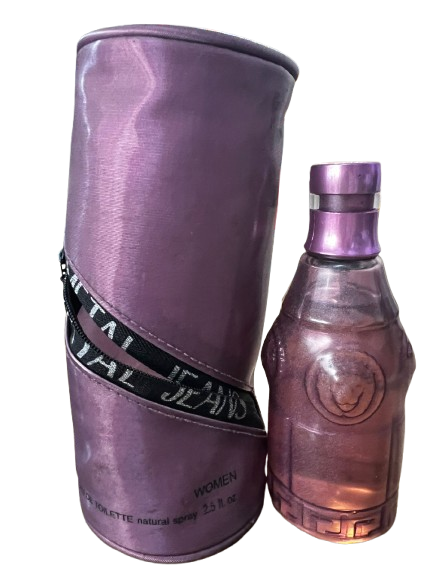 Metal Jeans Eau De Toilette Feminino - Versace (Bolsinha com ziper estourado)