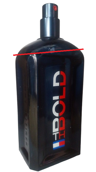 TH Bold Eau de Toilette Masculino - Tommy Hilfiger (Sem caixa, sem tampa e vazado)