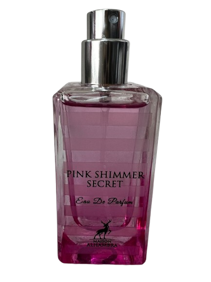 Pink Shimmer Secret Eau de Parfum Feminino - Maison Alhambra (SEM CAIXA E SEM TAMPA)
