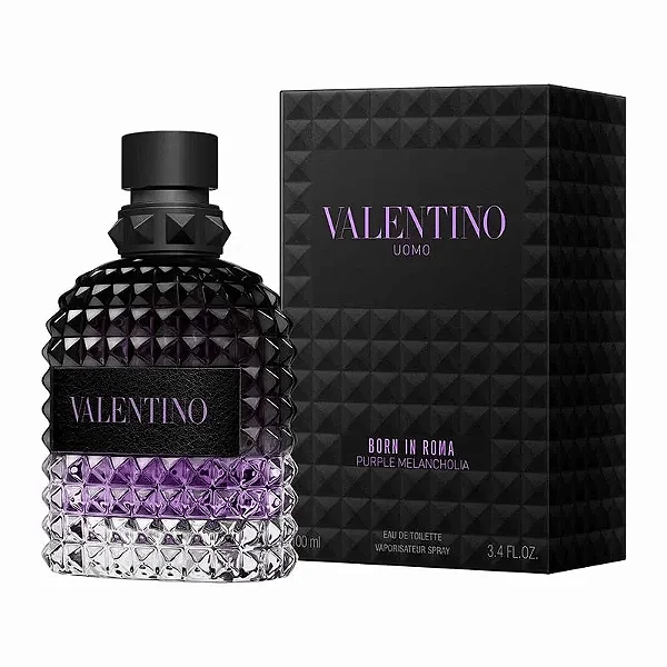Uomo Born In Roma Purple Melancholia Eau de Toilette Masculino - Valentino