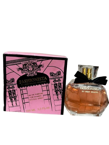 Fashionista Eau de Parfum feminino New Brand (CAIXA AMASSADA)