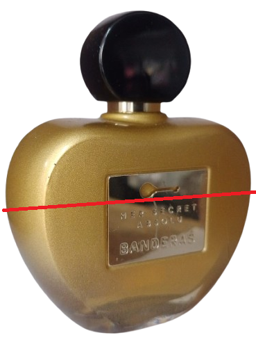 Her Secret Absolu Eau de Parfum Feminino - Antonio Banderas (Sem caixa, vazado, frasco riscado)
