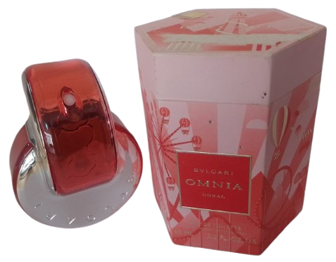 Bvlgari Omnia Coral Eau de Toilette Feminino - Bvlgari (Vintage caixa antiga sextavada)