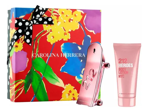 Kit 212 Heroes Forever Young For Her Eau de Parfum+Body Lotion Feminino - Carolina Herrera