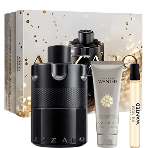 Kit The Most Wanted Eau de Parfum INTENSE+Shower Gel+Miniatura Masculino - Azzaro