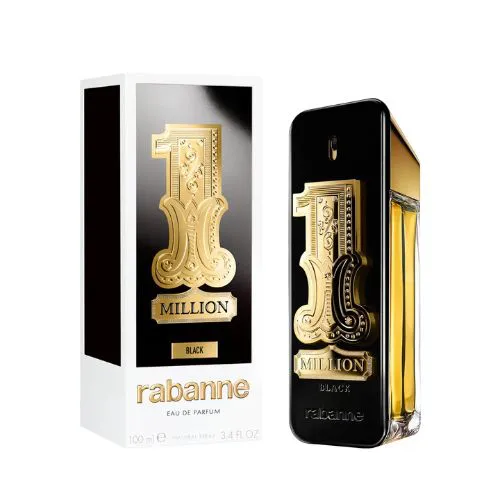 SOB ENCOMENDA DE 03 À 12 DIAS ÚTEIS 1 Million Black Eau de Parfum Masculino - Rabanne