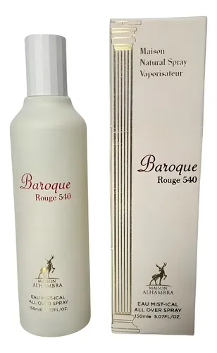 Baroque Rouge 540 Eau Mist-Ical Corpo e Cabelo - Maison Alhambra (CAIXA AMASSADA)