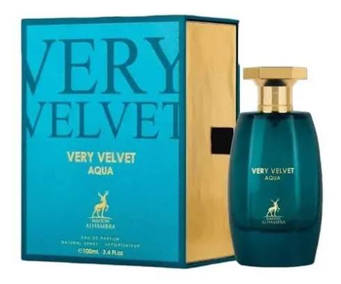 Very Velvet Aqua Eau de Parfum Feminino - Maison Alhambra (caixa amassada)