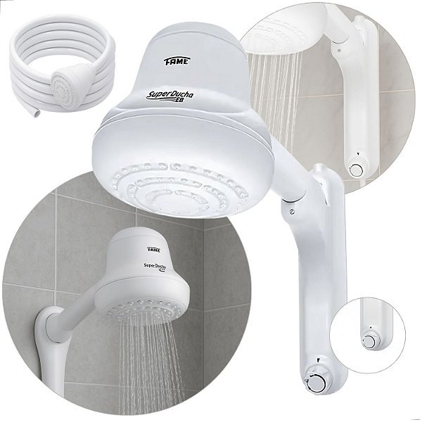 Chuveiro Super Ducha Eletrônica Resistência Blindada 220V