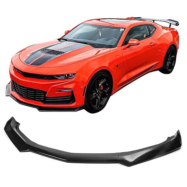 Spoiler dianteiro Chevrolet Camaro Black Piano Para-choque