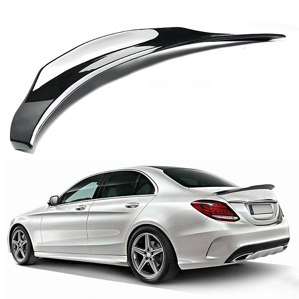 Aerofolio Traseiro Mercedes Classe C W205 Amg Black Piano