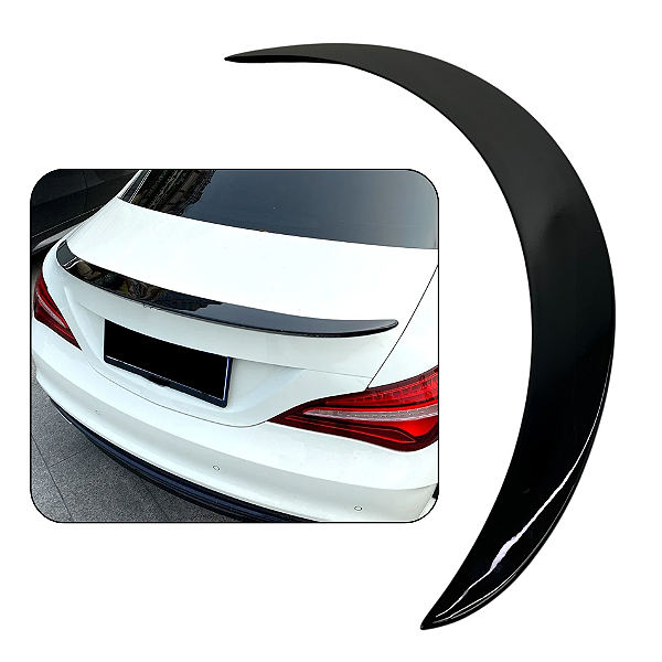 Aerofólio Traseiro Mercedes CLA250 CLA45 AMG Preto Metálico