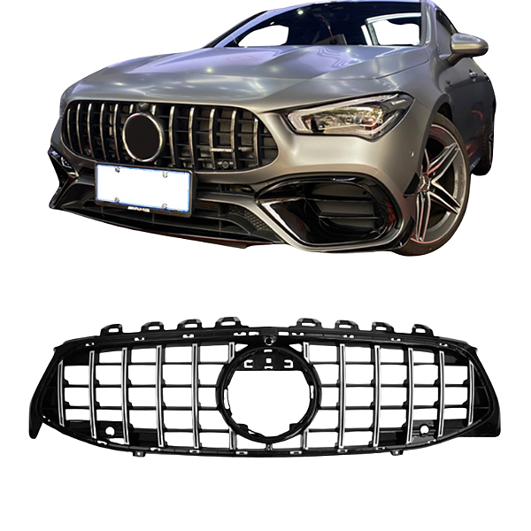 Grade Frontal Mercedes CLA W118 AMG Black Piano e Cromado GT