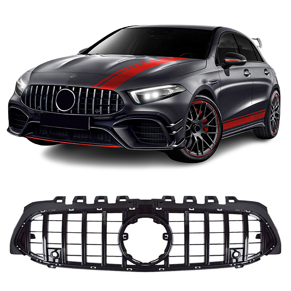 Grade Frontal Mercedes Classe A AMG Black Piano W177 A35 A45
