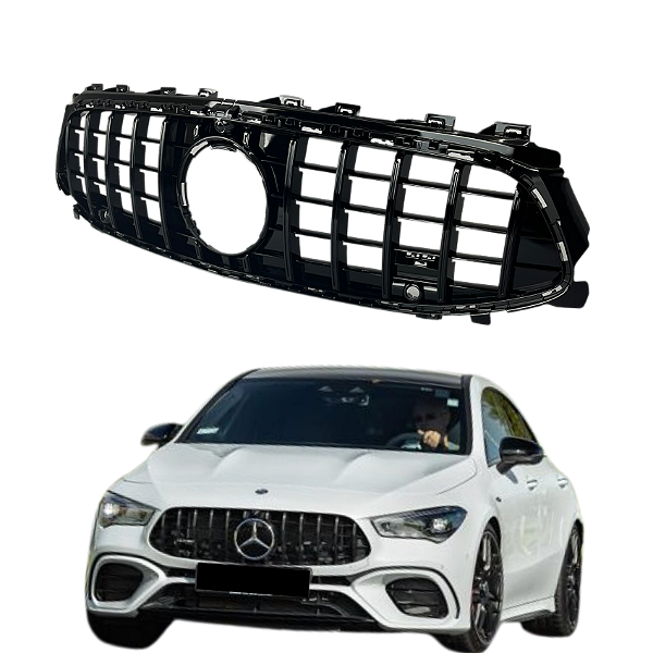 Grade Frontal Mercedes CLA AMG GTR Preto Metálico CLA200 45