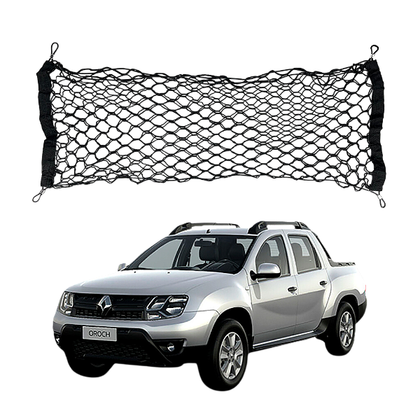 Rede Tela Ajustável 90x40cm Universal Carro Caminhonete Top