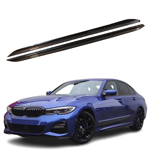 Saia Lateral Spoiler Bmw 320 i 330 340 Serie 3 Carbon Look M