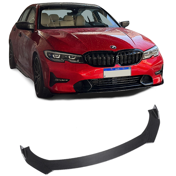 Spoiler Aerofólio Frontal BMW 320 i 330 GP Sport Carbon Look
