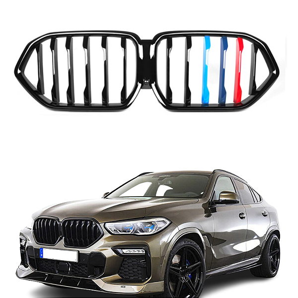 Grade BMW X6 M G06 Black Piano 3 cores Simples M4 (18 - 23)