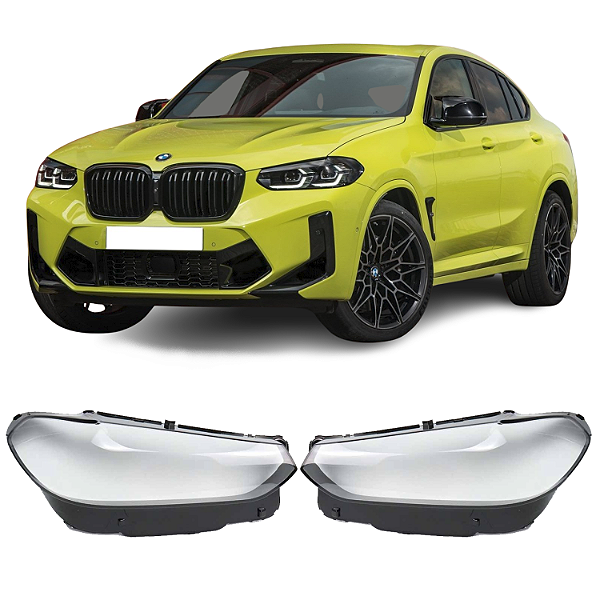 Lente Farol BMW X3 G01 G08 X4 G02 M40i Par Motorista Carona