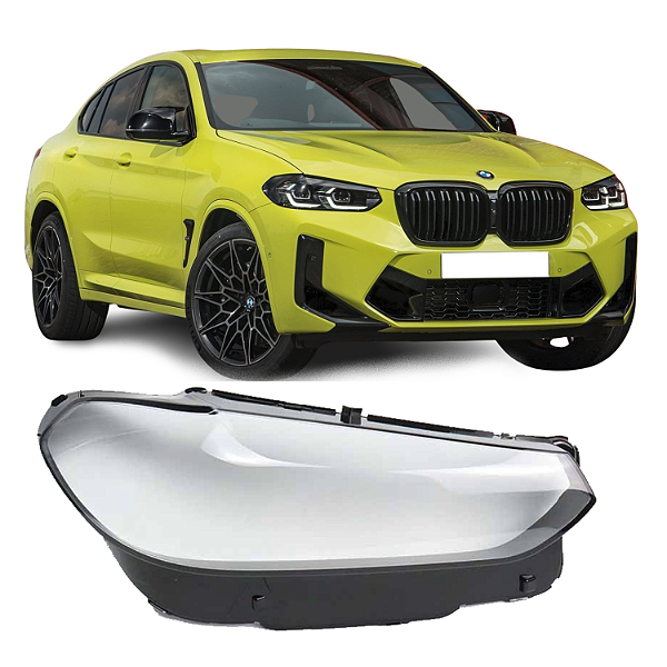 Lente Farol BMW X3 G01 G08 e X4 G02 M40i Direito Carona