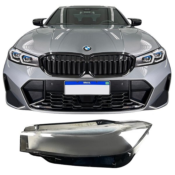 Lente Farol BMW Série 3 M 320 330 340 G20 G28 Esquerdo 2023