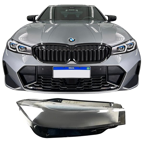 Lente Farol BMW Série 3 M 320 330 340 G20 G28 Direito 2023
