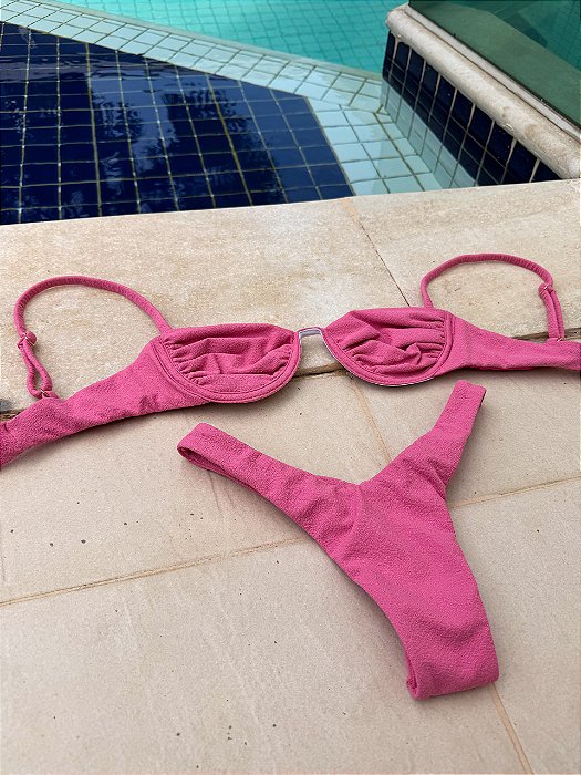 Biquíni Esheley Aro Rosa