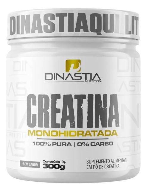 Creatina Monohidratada 100% Pura 300g Dinastia Nutrition