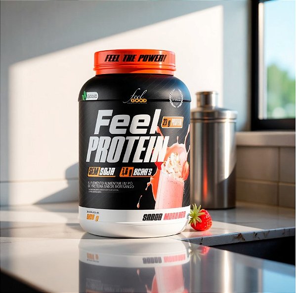 Feel Protein 900g Whey Concentrado Feel Good Suplementos