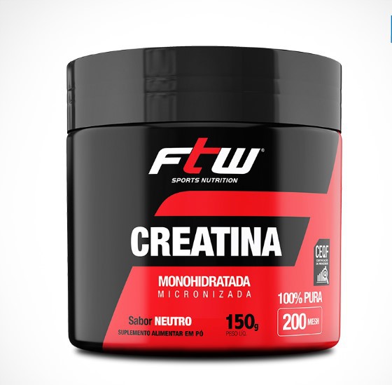 Creatina 100% Pura 150g Creatina Monohidratada e Micronizada Ftw