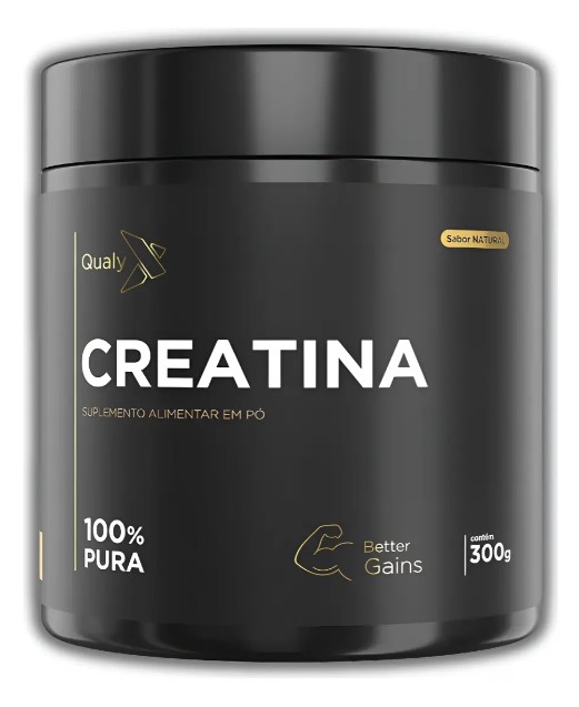 Creatina 100% Pura 300g Creatina Monohidratada Qualynutri