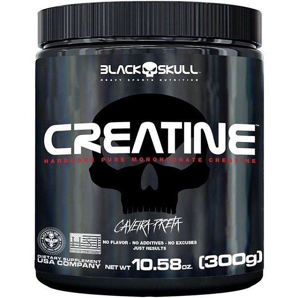 Creatine Monohidratada 300g Black Skull