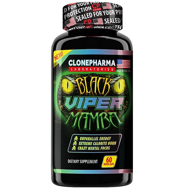 Black Viper Mamba 60 Capsulas Maxeffect Pharma