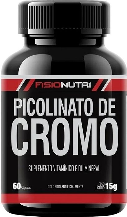 Picolinato de Cromo 60 cápsulas Fisionutri