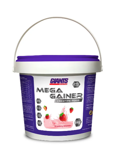 Mega Gainer Creatine Mass Balde 6kg Giants Nutrition