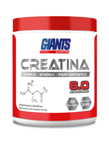 Creatina Supercharged 6.0 300g Giants Nutrition