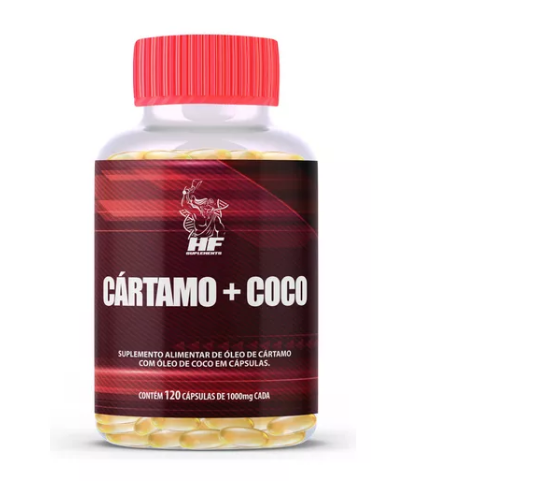 CARTAMO+COCO 1000MG 120 caps HF SUPLEMENTS