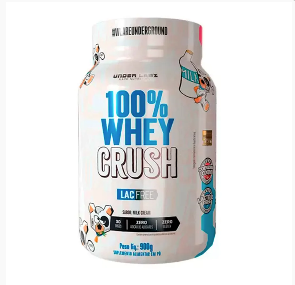 100% Whey Crush 900g Whey Zero Lactose Under Labz