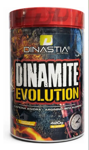 Pré Treino Dinamite Evolution Palhaço 420g Dinastia Nutrition Super Pré Treino Rende 60 Doses