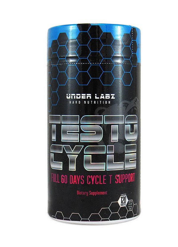Testo Cyclo Com 120 Tabletes Under Labz - Estimulador Natural de Testosterona