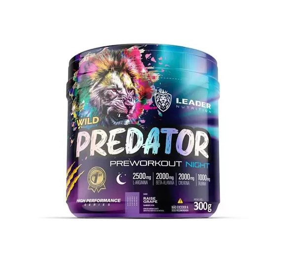 Pré Treino Wild Predator Nigth 300g Leader Nutrition