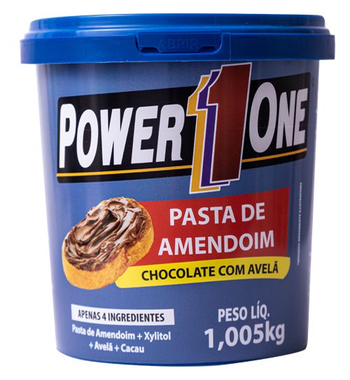 Pasta de Amendoim Chocolate com Avelã 1Kg Power1One