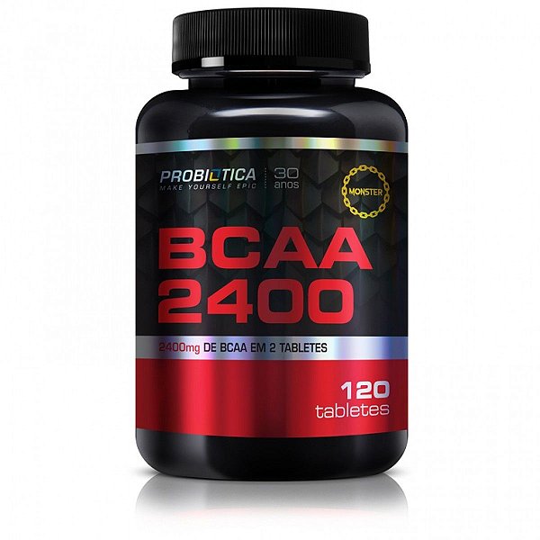 BCAA 2400 Com 120 Tabletes - Probiótica