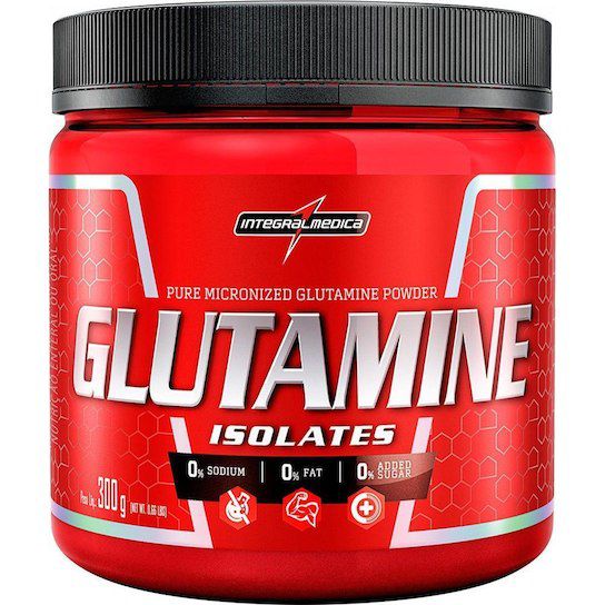Glutamine isolates 300g Integralmédica Glutamina 100% Pura