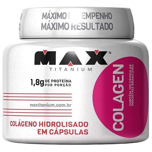 Colagen 500mg c/100 Cápsulas - Max Titanium
