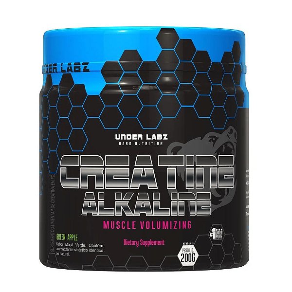 Creatine Alkaline 200g Green Apple Under Labz