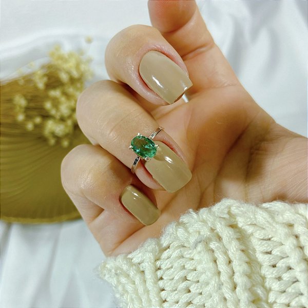 Anel falange Oval Turmalina AN0013